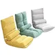 faux linen cover memory foam filled folding recliner